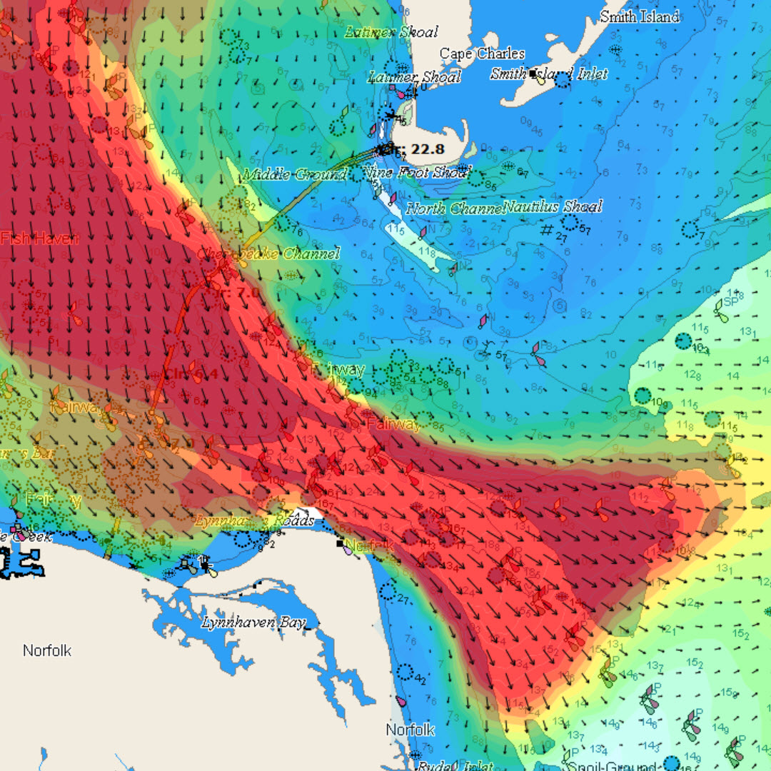 GRIB Tidal Currents for Chesapeake Bay